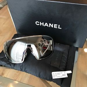 Chanel Mirror Grey Goggles